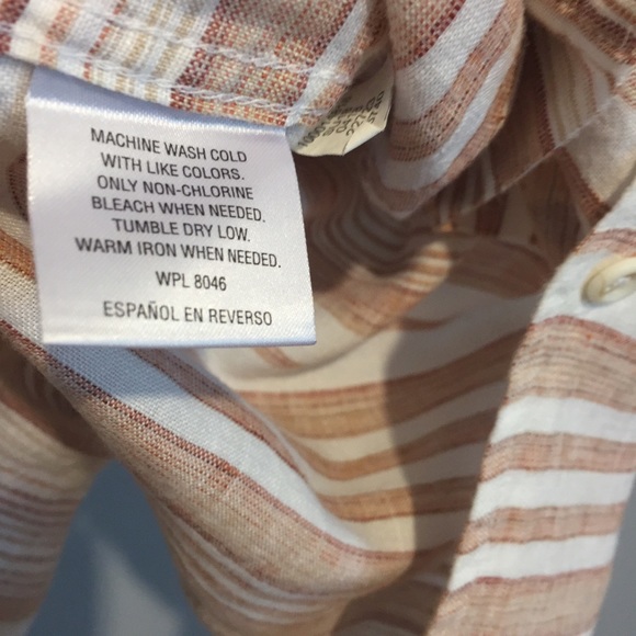 Tasso Elba Linen short sleeve polo shirt size XL - Picture 10 of 11